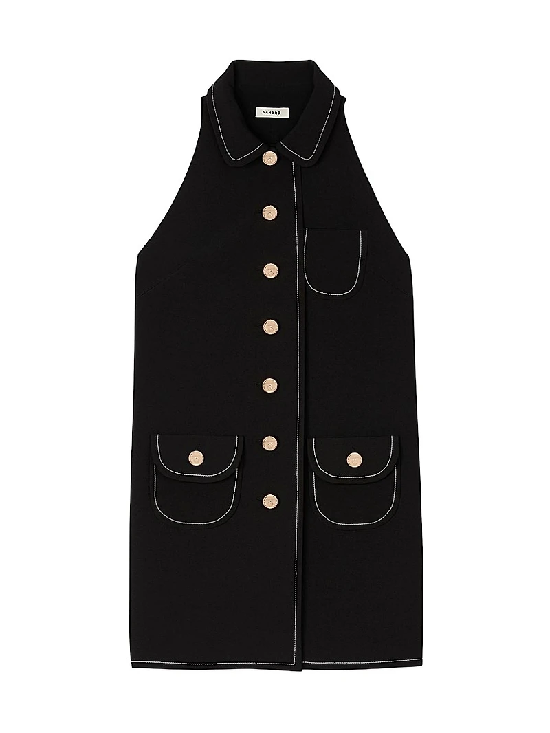 Peter Pan Collar Mini Dress