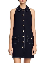 Peter Pan Collar Mini Dress