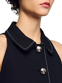 Peter Pan Collar Mini Dress