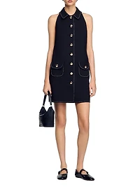 Peter Pan Collar Mini Dress