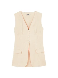 Sleeveless Jacket Vest