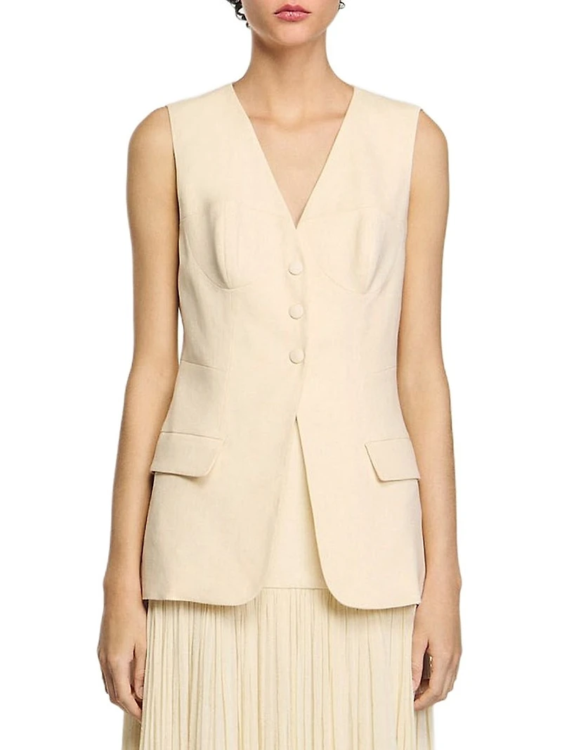 Sleeveless Jacket Vest