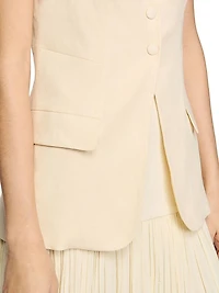 Sleeveless Jacket Vest