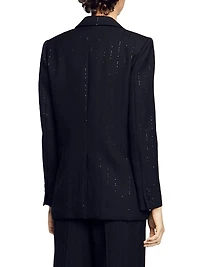 Sequinned Suit Jacket