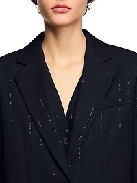 Sequinned Suit Jacket