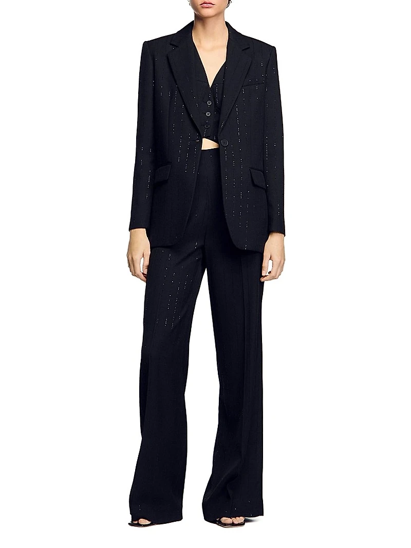 Sequinned Suit Jacket