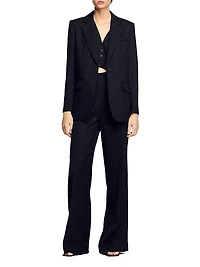 Sequinned Suit Jacket