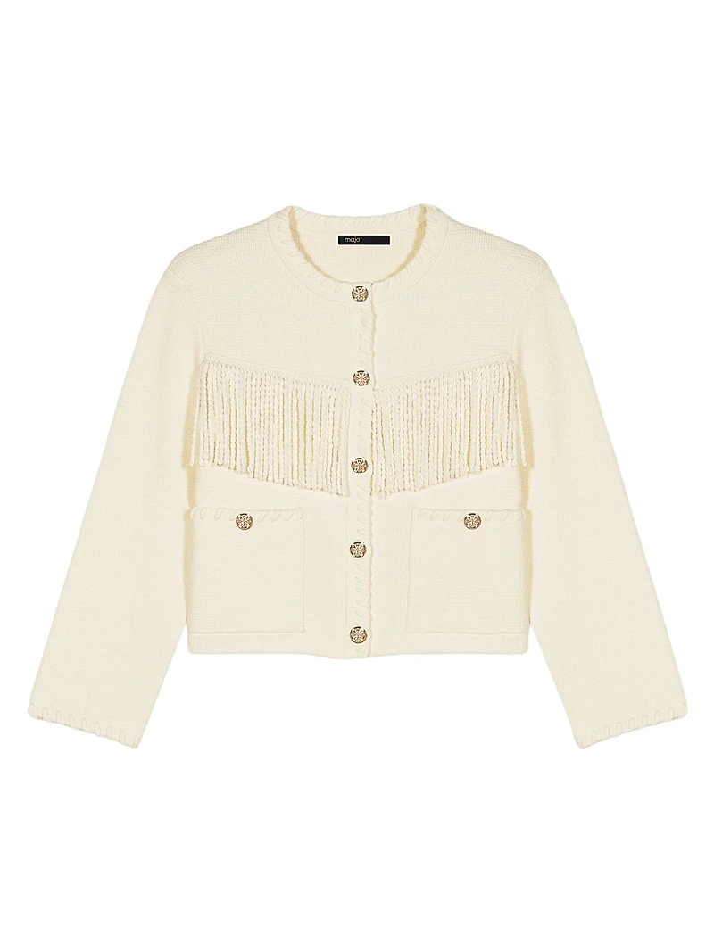 Fringed Cardigan