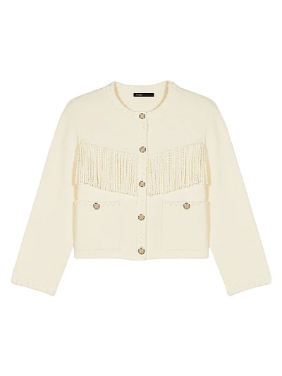 Fringed Cardigan