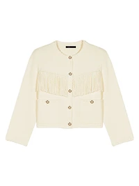 Fringed Cardigan