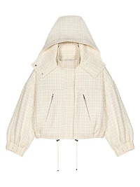 Tweed Down Jacket