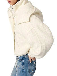 Tweed Down Jacket