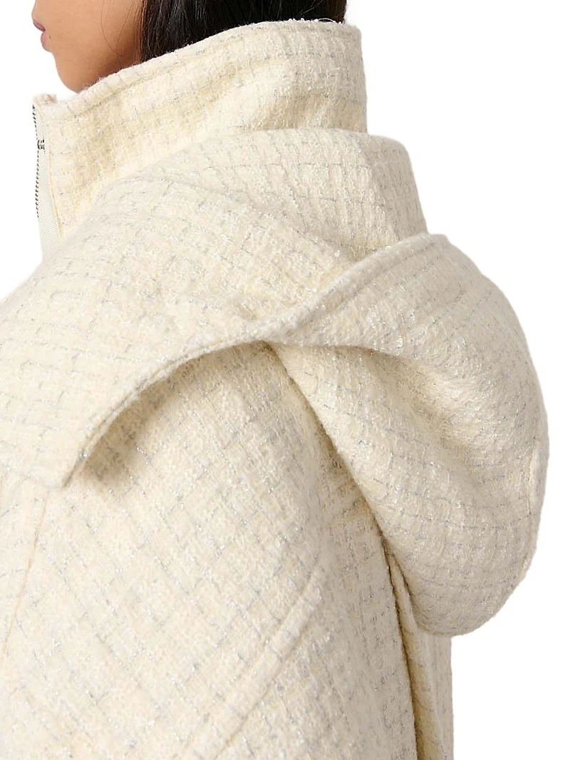Tweed Down Jacket