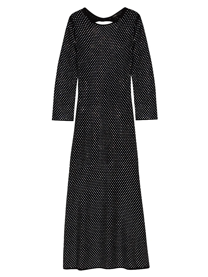 Rhinestone Maxi Dress