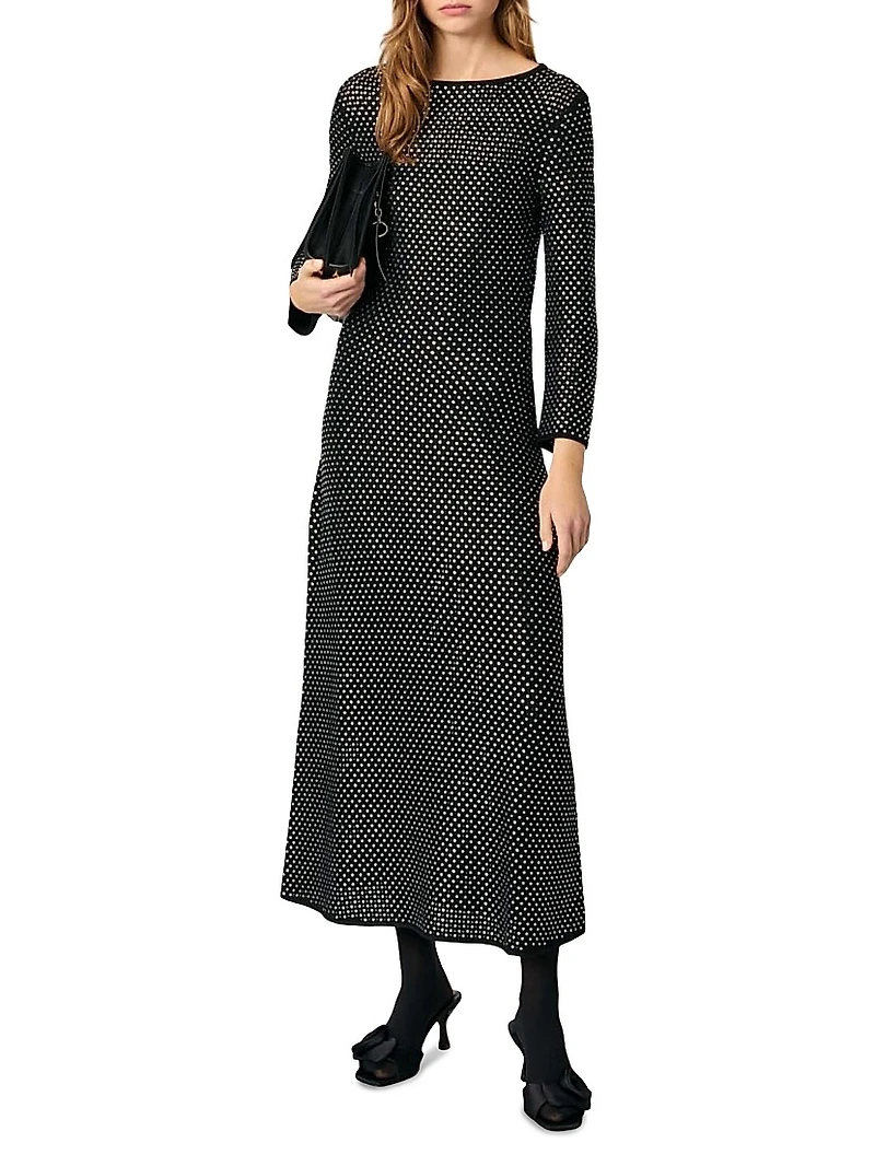 Rhinestone Maxi Dress