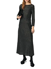 Rhinestone Maxi Dress