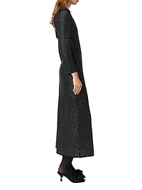 Rhinestone Maxi Dress