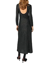 Rhinestone Maxi Dress