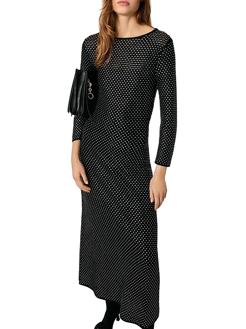 Rhinestone Maxi Dress