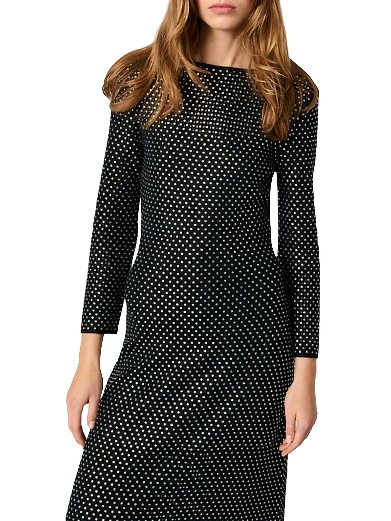 Rhinestone Maxi Dress