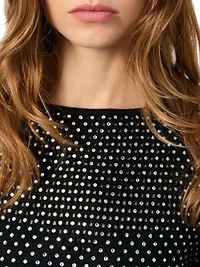 Rhinestone Maxi Dress