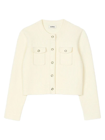 Rib Knit Cardigan