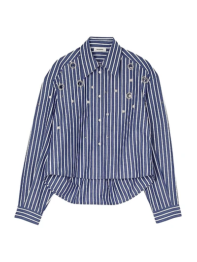 Beaded Striped Shirt