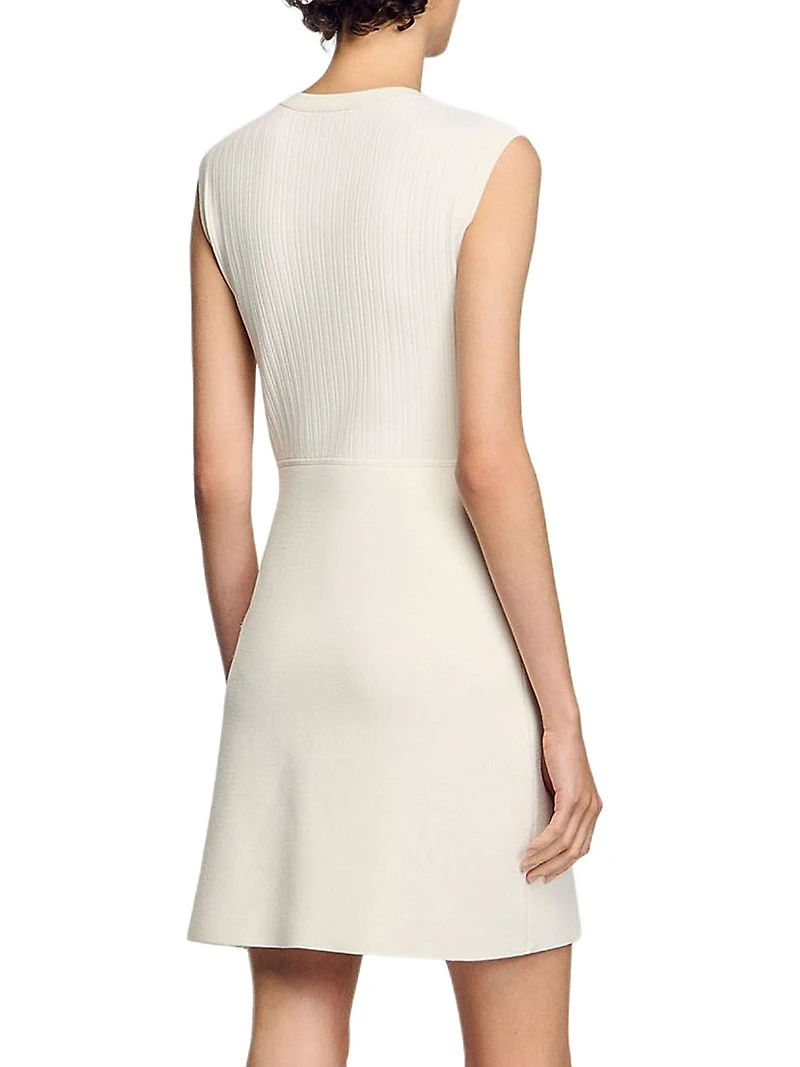Rib Knit Mini Dress