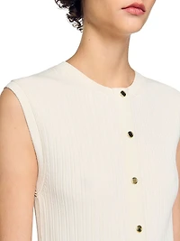 Rib Knit Mini Dress