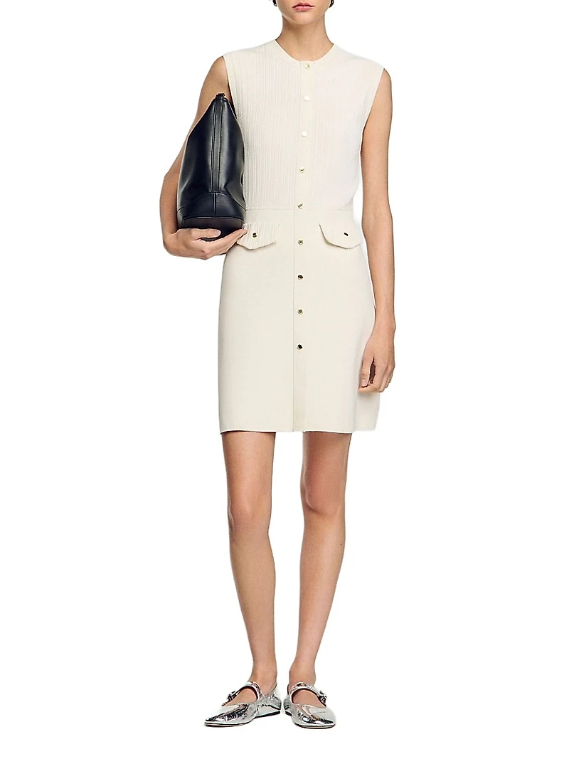 Rib Knit Mini Dress