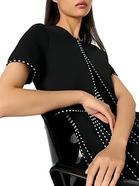 Cropped Short Sleeve Cardigan