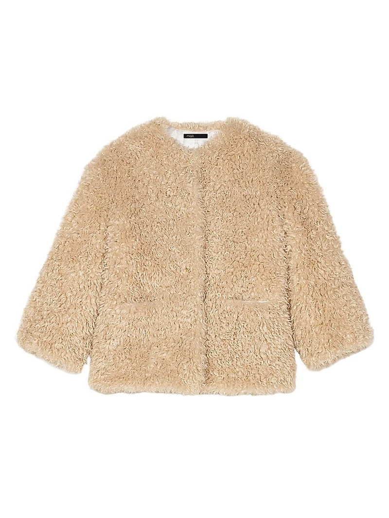 Short Faux Fur Coat