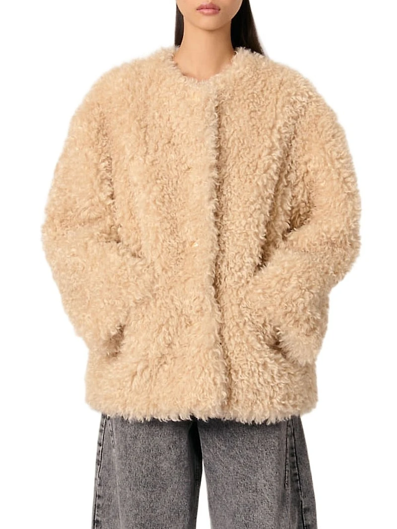 Short Faux Fur Coat