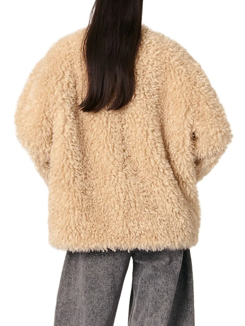 Short Faux Fur Coat