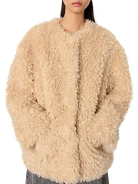 Short Faux Fur Coat