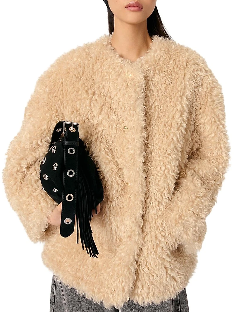 Short Faux Fur Coat