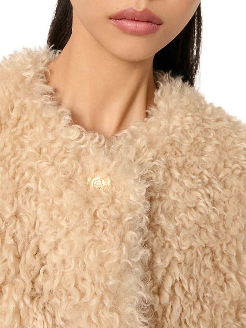 Short Faux Fur Coat