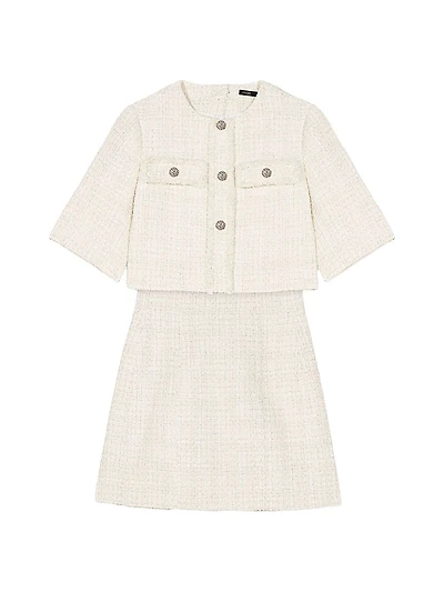 Tweed 2-in-1 Mini Dress