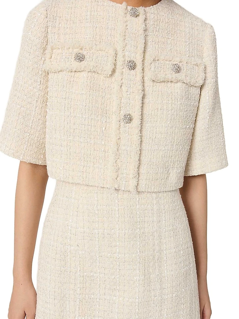 Tweed 2-in-1 Mini Dress