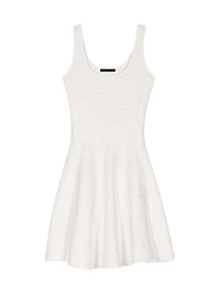 Sequin Knit Mini Dress