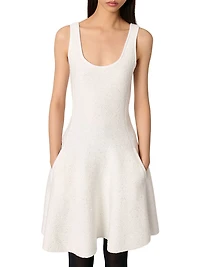 Sequin Knit Mini Dress