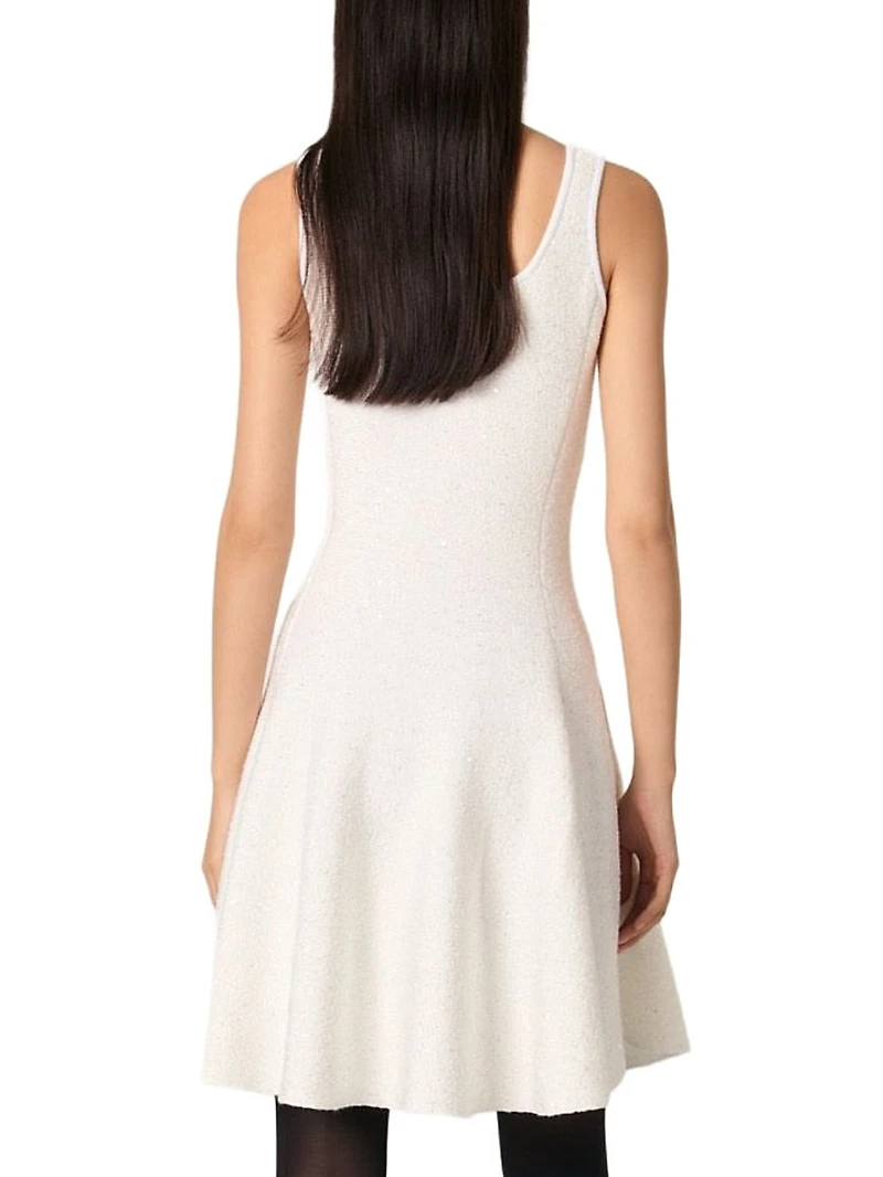 Sequin Knit Mini Dress