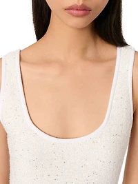 Sequin Knit Mini Dress