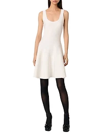 Sequin Knit Mini Dress