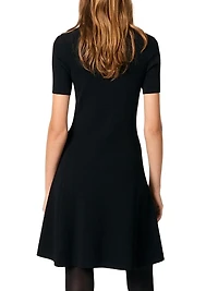 Rib Knit Mini Dress