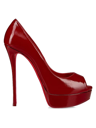 Fetish Peep Patent Leather 150MM Pumps