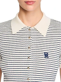 Striped Knit Playsuit