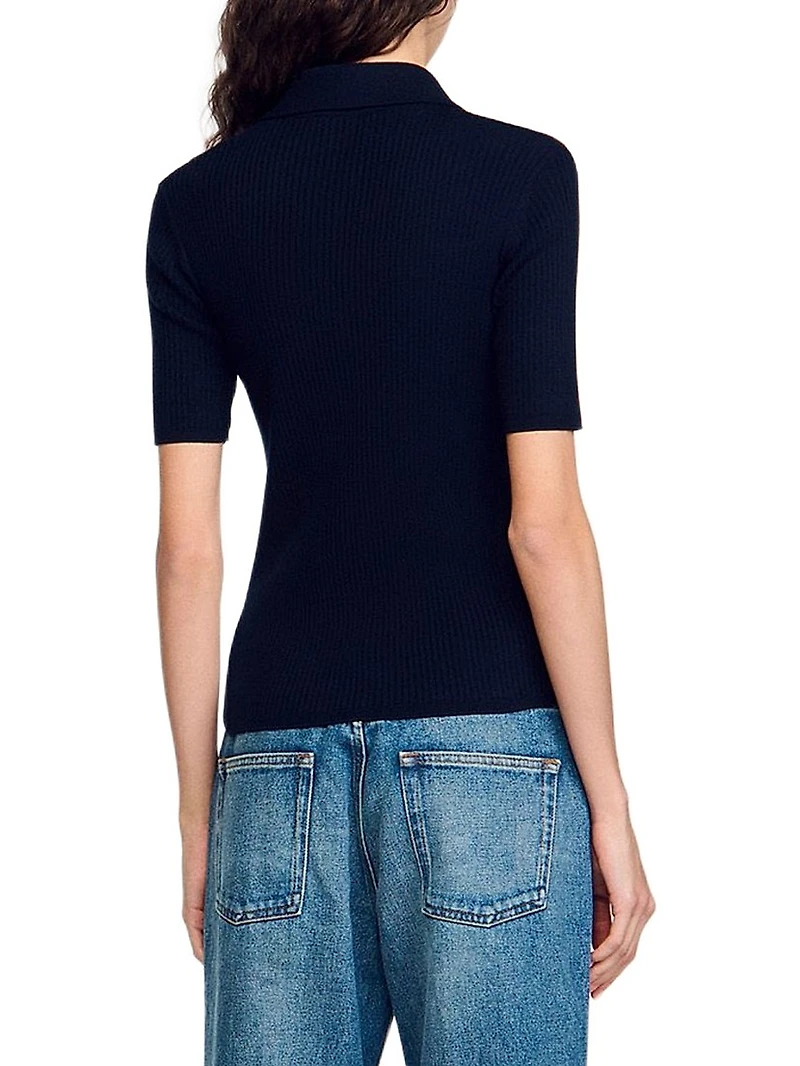 Polo-Neck Sweater