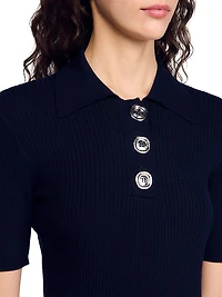Polo-Neck Sweater