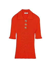 Polo-Neck Sweater